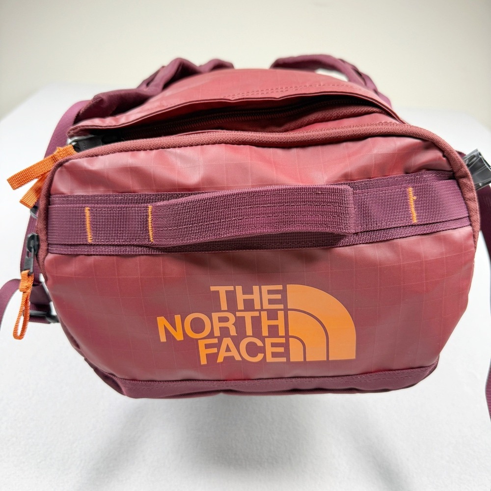 The North Face Base Camp Voyager Duffel 32L Sumac/Iron Brown - New - Picture 3 of 13